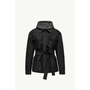 2025/26秋冬 MONCLER モンクレール レディースGIACCA FIELD IMBOTTITA ESSALOISジャケット【nero 】【送料無料】【正規品】