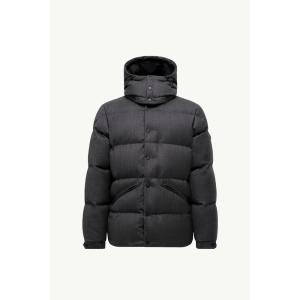 2025/26秋冬 MONCLER モンクレール メンズEAWY SHORT WOOL DOWN JACKET WITH HOODダウンジャケット【Nero 】【送料無料】【正規品】