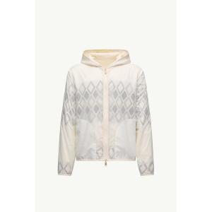 2025/26秋冬 MONCLER モンクレール メンズREVERSIBLE ZIP-UP HOODIEスウェット【Bianco/Verde 】【送料無料】【正規品】