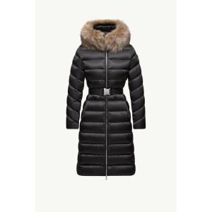 2025/26秋冬 MONCLER モンクレール レディースLEERSIE LONG DOWN JACKETダウンジャケット【Nero/Beige 】【送料無料】【正規品】