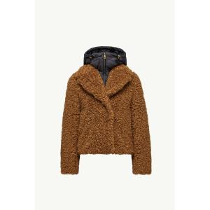 2025/26秋冬 MONCLER モンクレール レディースBARBOT SHORT DOWN JACKET WITH HOODダウンジャケット【Marrone 】【送料無料】【正規品】