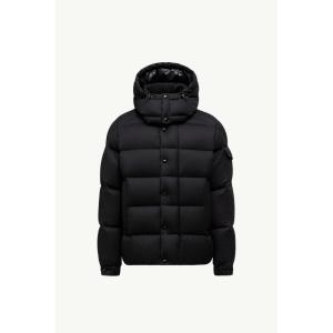 2025/26秋冬 MONCLER モンクレール メンズMAYA 70 HOODED WOOL FLANNEL DOWN JACKETダウンジャケット【Nero 】【送料無料】【正規品】
