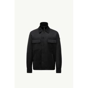 2025/26秋冬 MONCLER モンクレール メンズMALTE PADDED SHIRT JACKET IN WOOLジャケット【Nero 】【送料無料】【正規品】