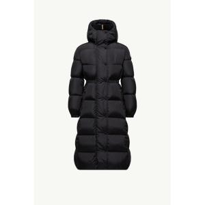2025/26秋冬 MONCLER モンクレール レディースCHAMER LONG DOWN JACKET WITH HOODダウンジャケット【Nero 】【送料無料】【正規品】