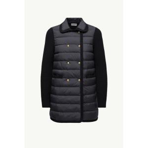2025/26秋冬 MONCLER モンクレール レディースWOOL AND CASHMERE PADDED CARDIGANジャケット【Nero 】【送料無料】【正規品】