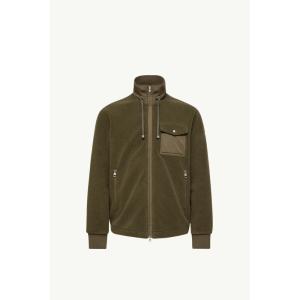 2026春夏 MONCLER モンクレール メンズPADDED TEDDY ZIP-UP SWEATSHIRTスウェット【Olive Green 】【送料無料】【正規品】