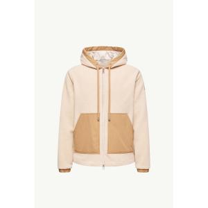 2026春夏 MONCLER モンクレール メンズTEDDY ZIP-UP HOODIEパーカー【Light Beige 】【送料無料】【正規品】