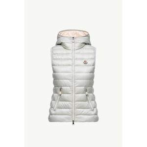 2026春夏 MONCLER モンクレール レディースGLYGOSSE HOODED DOWN GILETダウンベスト【Gray 】【送料無料】【正規品】