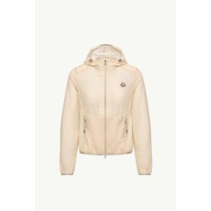 2026春夏 MONCLER モンクレール レディースEDASIC SEERSUCKER HOODED JACKETジャケット【White Ivory 】【送料無料】【正規品】