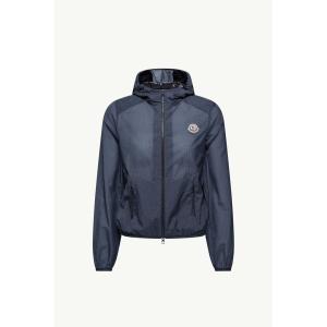 2026春夏 MONCLER モンクレール レディースEDASIC SEERSUCKER HOODED JACKETジャケット【Night Blue 】【送料無料】【正規品】