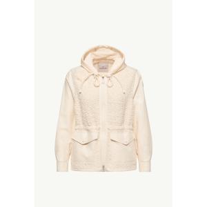 2026春夏 MONCLER モンクレール レディースERABLE BOUCLE HOODED JACKETジャケット【White Ivory 】【送料無料】【正規品】