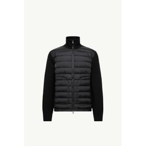 2026/27秋冬 MONCLER モンクレール メンズPADDED ZIP-UP CARDIGANジャケット【Black 】【送料無料】【正規品】