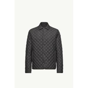 2026/27秋冬 MONCLER モンクレール メンズAVRELIE DIAMOND QUILTED PADDED SHIRT JACKETジャケット【Black 】【送料無料】【正規品】