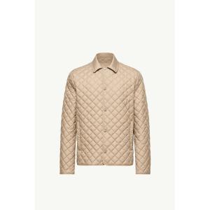 2026/27秋冬 MONCLER モンクレール メンズAVRELIE DIAMOND QUILTED PADDED SHIRT JACKETジャケット【Beige 】【送料無料】【正規品】