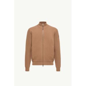 2026/27秋冬 MONCLER モンクレール メンズWOOL & CASHMERE ZIP-UP CARDIGANジャケット【Light Brown 】【送料無料】【正規品】