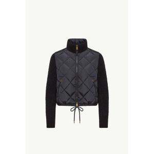 2026/27秋冬 MONCLER モンクレール レディースCOTTON BLEND PADDED ZIP-UP CARDIGANジャケット【Navy Blue 】【送料無料】【正規品】