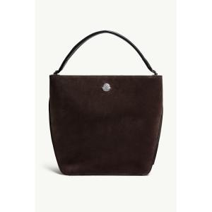 2026/27秋冬 MONCLER モンクレール レディースCARLO SUEDE SHOULDER BAGバッグ【Dark Brown 】【送料無料】【正規品】