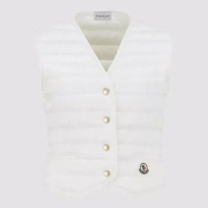 2024春夏 MONCLER モンクレール レディースGILET IMBOTTITOダウンベスト【bianco 】【送料無料】【正規品】｜celebrity