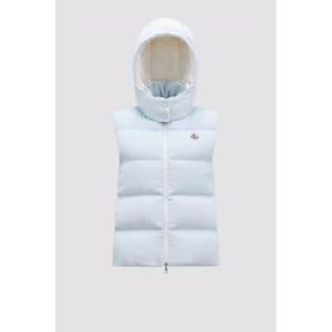 2024春夏 MONCLER モンクレール レディースGILET IMBOTTITO AGELAOダウンベスト【celeste 】【送料無料】【正規品】｜celebrity