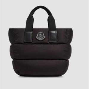 2024春夏 MONCLER モンクレール レディースBORSA TOTE MINI CARADOCトートバッグ【nero 】【送料無料】【正規品】｜celebrity