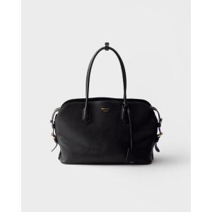 プラダ PRADA 2026秋冬 レディース ラージ レザー トートバッグ【ブラック 】【送料無料】【正規品】