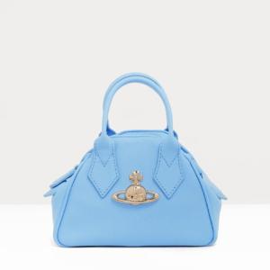 ヴィヴィアンウエストウッド Vivienne Westwood レディース SAFFIANO MINI YASMINE BAGハンドバッグ【Light Blue 】【送料無料】【正規品】｜celebrity