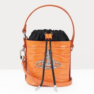 ヴィヴィアンウエストウッド Vivienne Westwood レディース DAISY DRAWSTRING BUCKET BAGハンドバッグ【Orange 】【送料無料】【正規品】