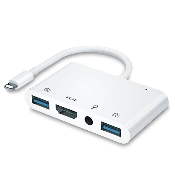 日本トラストテクノロジー MY DOCK STATION 5-IN-1 iOS オーディオ出力 HD...