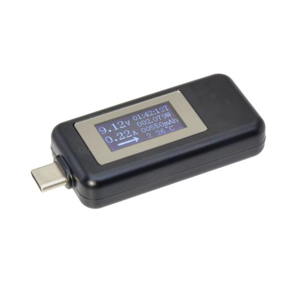 USB Type−C ポートの電圧・電流など様々な情報を表示できる Type−C テスター UTES...