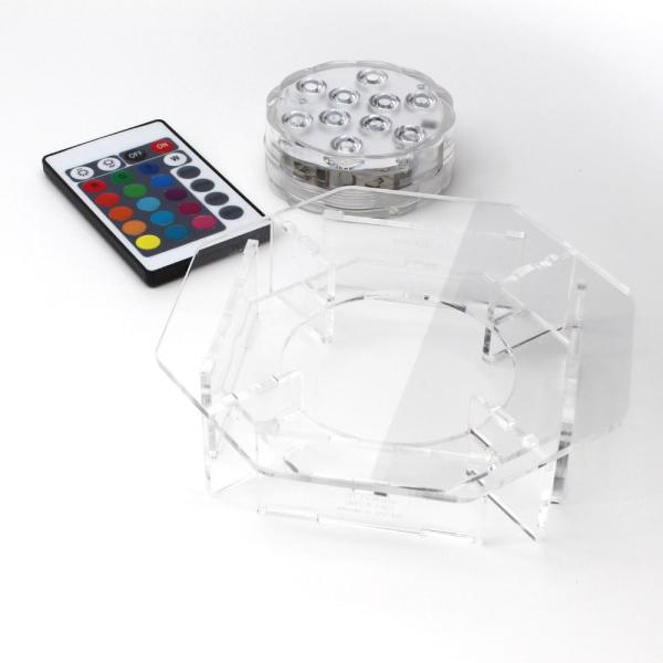 フィギュアステージ ライトアップベース AB1タイプ LEDライト台座セット LBRGB-AB01-...