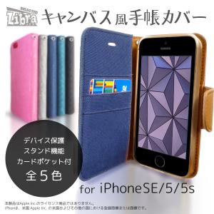 Libra キャンバス地手帳型カバー for iPhoneSE(1st)/5/5S LBR-SECDシリーズ
