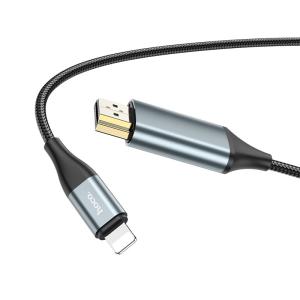 hoco UA15 HDMI 変換ケーブル for iOS UA15-LH-BK ネコポス送料無料！｜celectiashop