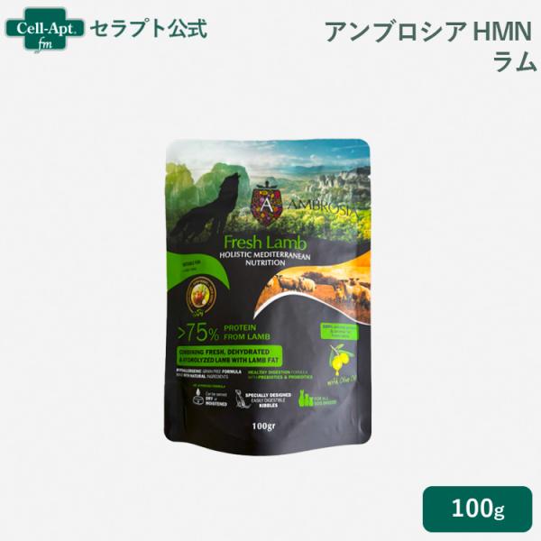 アンブロシア HMN ラム オリーブオイル入り 犬用 100g ［ネコポス発送］4袋まで（07330...