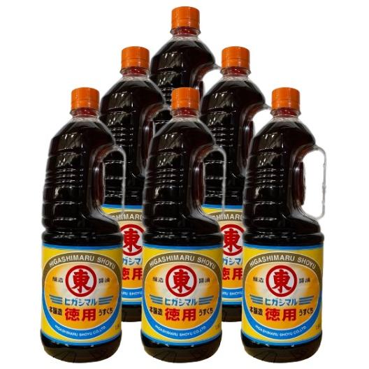 ヒガシマル　徳用うす口しょうゆ　PET　1.8Ｌ 1ケース(６本) 淡口 醤油 業務用 送料無料 ポ...