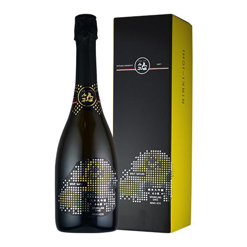 日本酒 人気一 あわ酒 スパークリング純米大吟醸 BRUT NATURE 720ml 14度 化粧箱...