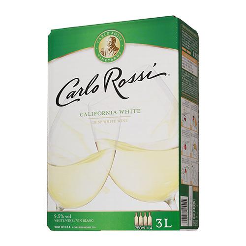 箱ワイン 白 ボック カルロ ロッシ ホワイト 3l 3リットル BOX 750ml換算389円(税...