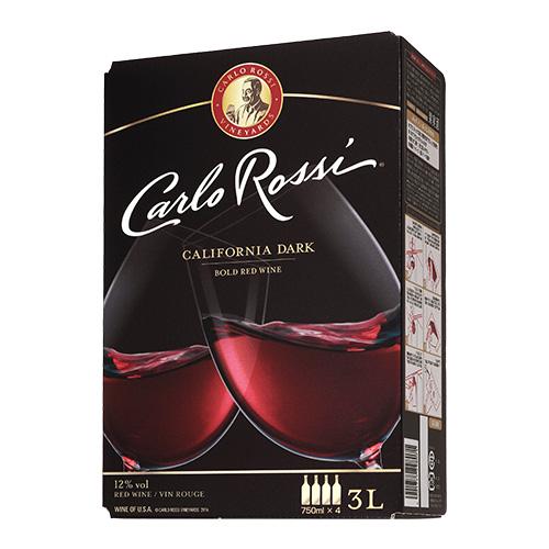 赤ワイン ボックスワイン 箱ワイン 赤 カルロ ロッシ ダーク バッグ イン ボックス 3L BOX...