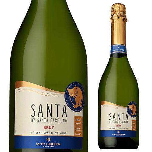 ワイン サンタ バイ サンタ カロリーナ スパークリング ブリュット 手土産 お祝い ギフト 虎 長...
