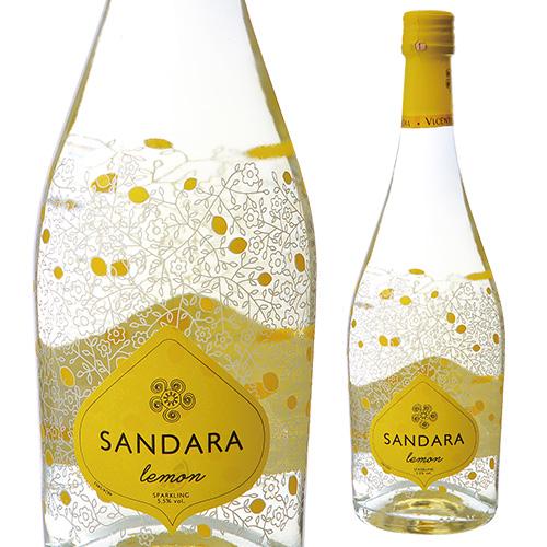 サンダラ レモン スパークリング 750ml 白ワイン スパークリングワイン 微発泡性 スペイン 甘...