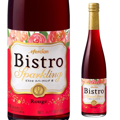 スパークリングワイン メルシャン ビストロ スパークリング 赤 500ml 赤泡 中口 日本 国産ワ...
