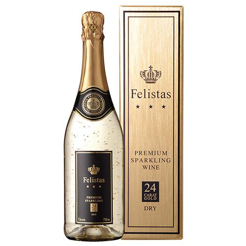 フェリスタス スパークリング 750ml BOX付 ドイツ ゼクト 金箔入り ミュラートゥルガウ リ...