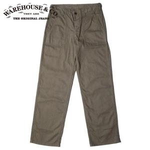 本日限定価格‼️ウエアハウスユーティリティーパンツヘリンボーンツイルカモフラージュ WAREHOUSE（ウエアハウス） ヘリンボーンツイル ユーティリティー