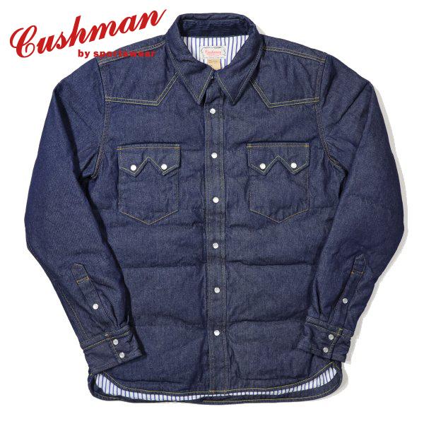 クッシュマン 21386 8oz DENIM DOWN SHIRTS デニム ダウンシャツ ジャケッ...