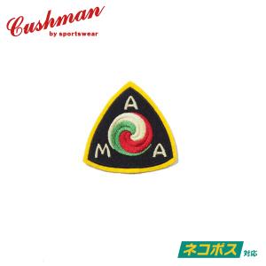 [ネコポス送料200円]クッシュマン オリジナル 刺繍ワッペン AMA EMBROIDERY PATCH CUSHMAN｜celluloid