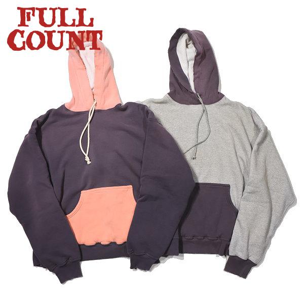フルカウント 3770-1 FADING DOUBLE FACE SWEAT HOODIE ダブルフ...