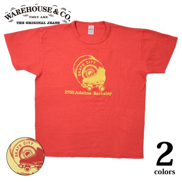 ネコポス送料200円 ウエアハウス 4064 SKATE CITY Tシャツ セコハン セカンドハン...