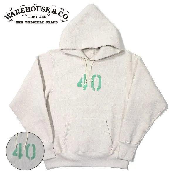 ウエアハウス 484 NO.40 リバースウィーブ スウェット パーカー REVERSE WEAVE...