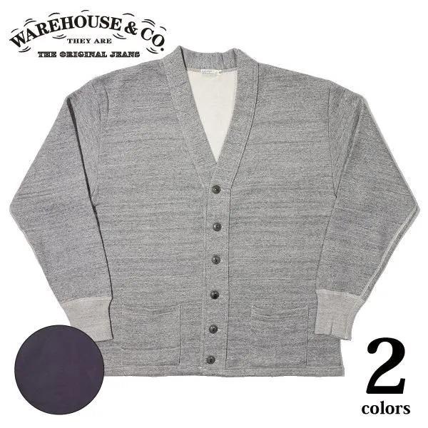 ウエアハウス 498 4本針スウェットカーディガン 無地 SWEAT CARDIGAN WAREHO...