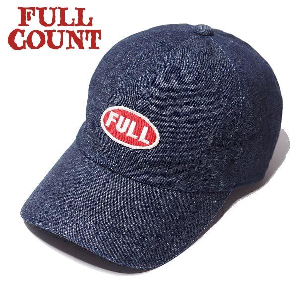 ネコポス送料200円 フルカウント デニム ベースボールキャップ 帽子 FULL WAPPEN DE...