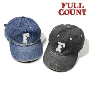 FULLCOUNT（フルカウント） デニムベースボールキャップ Fパッチ